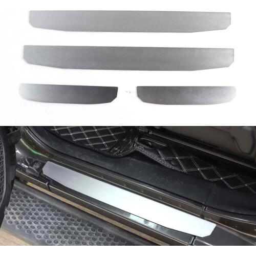 For Jeep JT Gladiator 2018+ 4 Doors Car Door Sill Trim Plate Styling Aluminum Alloy Auto Moldings 4Pcs