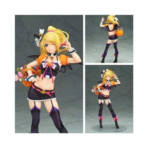 1pcs 22cm pvc Japanese anime figure Eli Ayase Alpha omega Love Live! Pumpkin ver action figure collectible model toys brinquedos