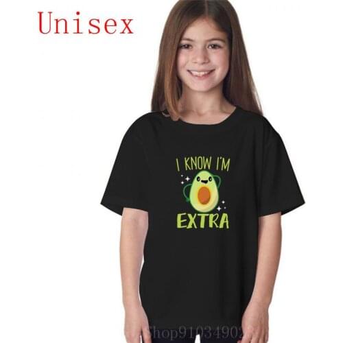 Avocado I Know I'm Extra-tops children clothing tops polo-shirt boy polos para mujer blouse girl funny tops summer faashion