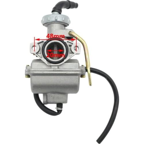 PZ20 20mm Carburetor Manuel Choke For Keihi 110cc KAYO Apollo Bosuer Dirt Pit Bike Monkey Bikes ATV Quad Go Kart