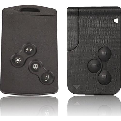 Bilchave 3/4 Buttons Replacement Smart Car Key Shell Fob For Renault Clio Logan Megane 2 3 Koleos Scenic With Va2 Small Key