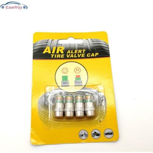 4PCS Car Styling 2.2bar 32PSI Car Tyre Tire Pressure Valve Stem Caps Sensor Eye Air Alert Tire Pressure Monitoring Tools Kit