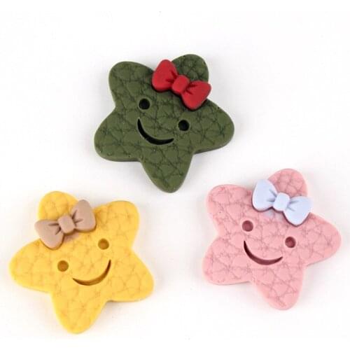 Small mini resion fridge magnet star cloud bear cactus cartoon magnetic decoration colorfully kids like DIY accessory paste