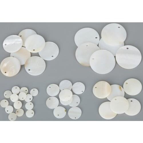 New Arrvial Natural White Shell Beads Charm Pendants For Earring Jewelry Making DIY Fashion Jewelry Accessories