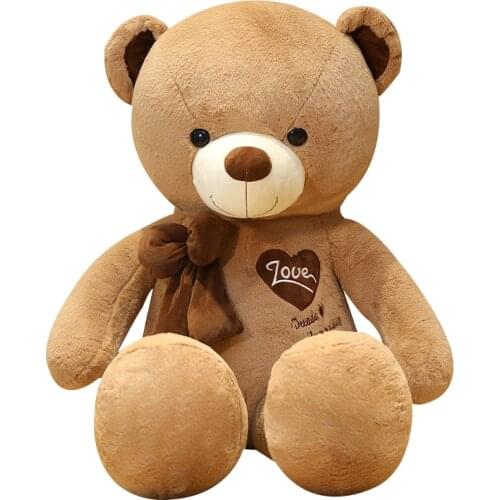 KUY New America Giant Teddy Bear Plush Toys Soft Teddy Bear Skin Popular Birthday & Valentines Gifts For Girls Kids Toy