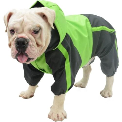 Pet Clothes Dog Raincoat Pug French Bulldog Waterproof Clothing Bulldog Pit Bull Terrier American Bully Pitbull Costume Dropship