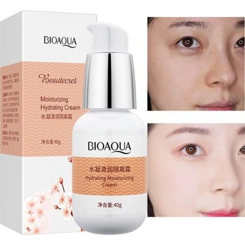 Base Cream Concealer Moisturizing Brighten Skin Tone Cover Acne Pore Repair Waterproof Long-Lasting Natural Facial Makeup 40g