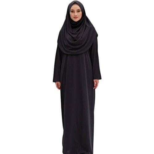Barn Prayer Gown Muslim Women Hijab Dress Prayer Gown Jilbab Abaya Long Khimar Full Cover Ramadan Gown Abayas