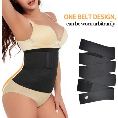 Waist Train Slimming Strap Shaperwear Weight Loss Belt Women Tummy Shaper Band Control Resistance Strap Tight Warp