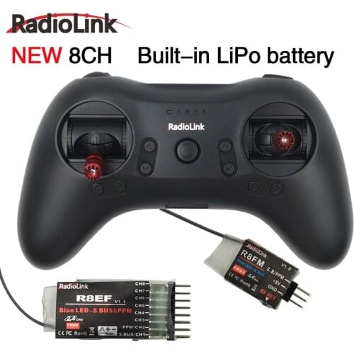 Radiolink T8S 8CH Bluetooth RC Transmitter and Receiver 2.4G Handle Controller Remote control for Fixed Wing/Drone/Car/Boat