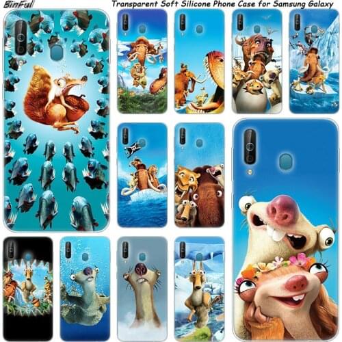 Hot Ice Age The Meltdown Silicone Phone Case For Samsung Galaxy A80 A70 A60 A50 A40 A40S A30 A20E A2CORE M40 Note 10 Plus 9 8 5
