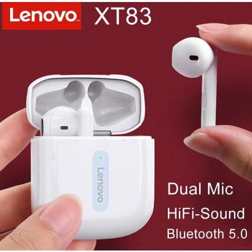 Lenovo XT83 TWS Earphone Wireless Bluetooth Headphone AI Touch Control Gaming Headset Stereo Bass Dual Mic Smart Noise Reduction