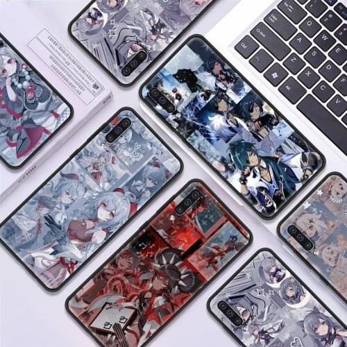 Genshin Impact Shockproof Cover for Samsung Galaxy A21S A50 A70 A51 A71 Luxury Soft for Galaxy A40 A30 A20 A10 Phone Case