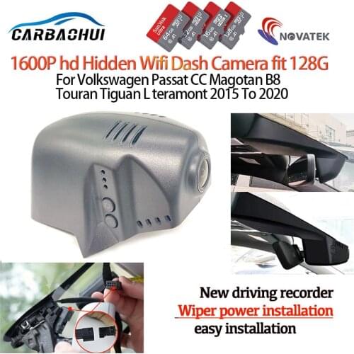 New Plug and play Car DVR Video Recorder Dash Cam Camera For Volkswagen Passat CC Magotan B8 Touran Tiguan L teramont 2015~2020