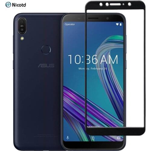 Screen Protector Glass For ASUS Zenfone Max Pro M1 ZB602KL Full Cover Full Glue Protective Glass For Zenfone Max Pro M1 ZB601KL
