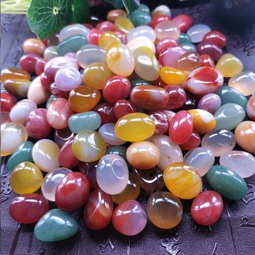 1.5-2cm Natural Crystal Gravel Specimen Colorful Crystal Use Decor Garden Colorfull aquarium Healing Energy Stone Rock Mineral