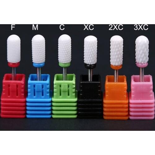 1pcs Ceramic Nail Drill Bit For Manicure Milling Cutter Pedicure Files Drill Bit Professional Manicure Tool Nail Art Equipment
