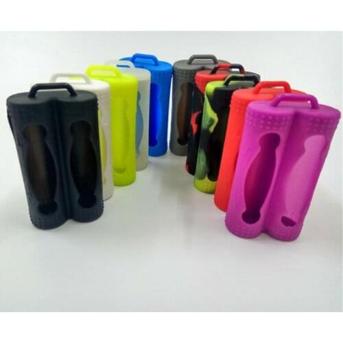 20pcs/lot High Quality 20700 Silicone Battery Storage Case Protective Cover Colorful Soft Rubber Skin for 2pcs 20700 Batteries