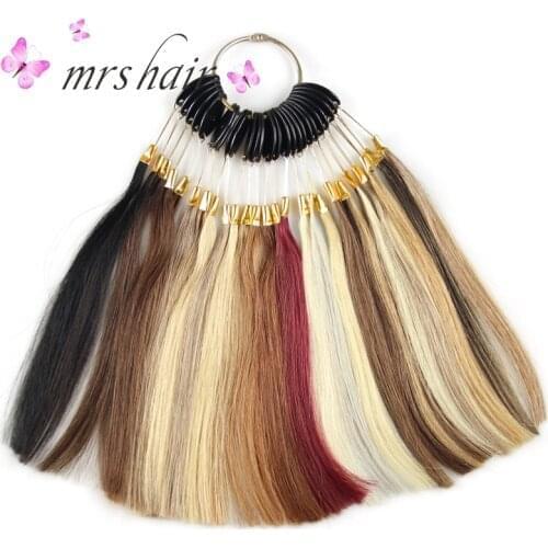 Human hair color chart also named color switch for COLOR CHART for hair extensions 28 different colors
