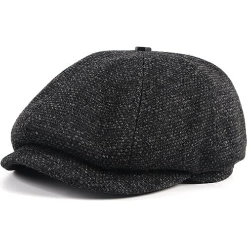 Peaky Blinders Mens Cap Boina italiana Hombre Classic Vintage 2021 Autumn Winter Octagonal Hat Painter Newsboy Cap Male