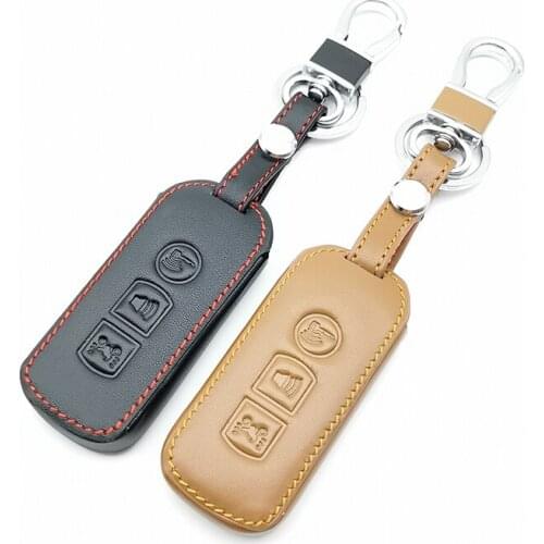 For Honda PCX SH 125 150 2016-2020 Super Cub 125 Motorcycle Scooter Remote Leather Case Key Fob Keyring 3 Buttons Cover