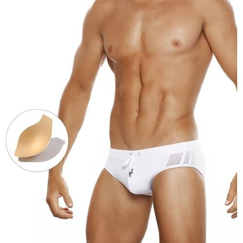 Mens New Swimming Swimsuit Summer Sexy Quick-Drying Beach Surf Vacation Shorts The Latest Hot-Selling Push Pad Swimming Trunks