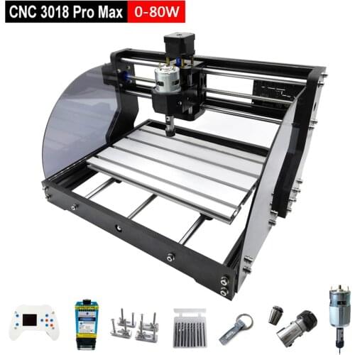 CNC 3018 Pro Max Laser Engraver Machine 3 Axis DIY Wood Stone Metal CNC Woodworking Engraving Machine With Offline Controller