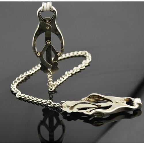 Mimi Stimulator Torture BDSM Bondage Metal Nipple Clamps Adult Games Slave Fetish Sex Toys For Couples BDSM Women Breast Clip