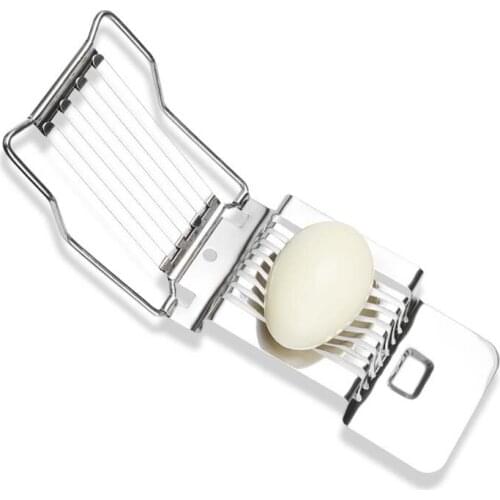 Stainless Steel Eggs Slicer Multifunction Kitchen Eggs Cutting Slicer Sectioner Cutter Eggs Shaper Kitchen Tools Gadgets