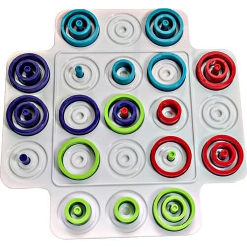 Board Game Multiplayer Parent Children Interactive Early Educational Circle Chess Puzzle Toy for Home