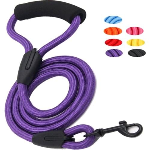 7 Colors 3 Sizes Dog Leash Running Walk Train For Large Small Cat Pets Leashes Dogs Leash Rope Nylon Tenacity