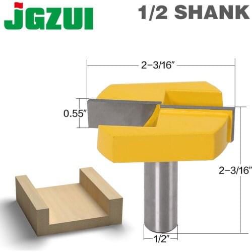 Cleaning Bottom Router Bits with 1/2 Shank,2-3/16 Cutting Diameter for Surface Planing Router Bit