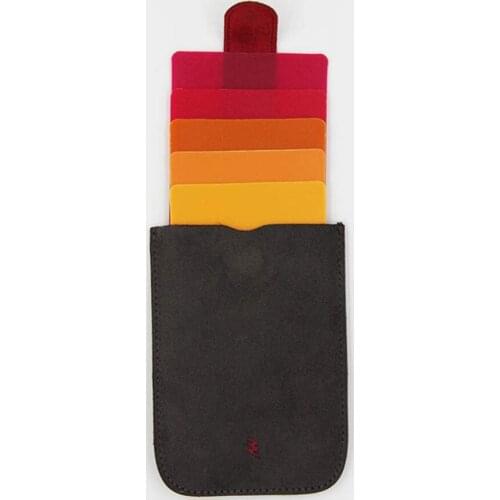 Novelty Portable Ultra-thin Multifunction Waterproof Card Holder Stack Up Pull Out Slim Cascading Wallet Purses Party Gift