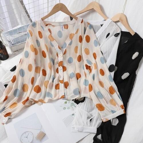 Блузки в горошек Pearl Diary China At AliExpress