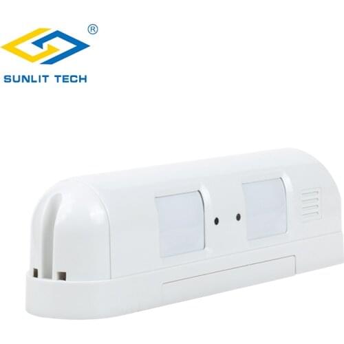 Wired Dual Curtain Pir Sensor IP55 Waterproof Anti-pet Passive Infrared Motion Sensor Detector Burglar Alarm System For Home