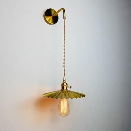 Japanese Bedroom Bedside Lamp Cloakroom Mirror Front Corridor Aisle Northern Europe Creative Glass Small Wall Lamp E27