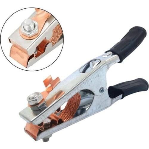 500A Ground Clamp For Welding Cable Clamp Welding Electrode Holder Earth Clamps Electrode Clamp Welder Machine Tools Cable Clips