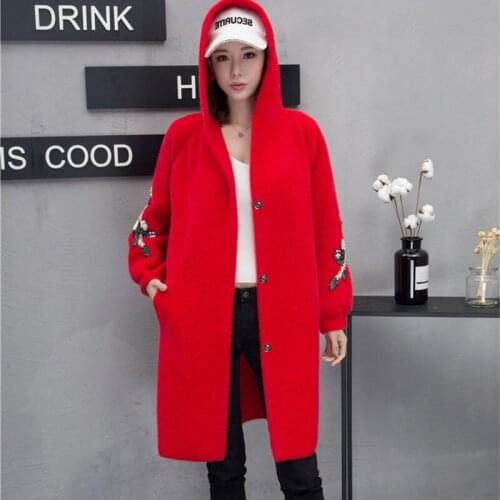 2021 Spring Autumn Jacket New Womens Single-Breasted Long Sleeve Hooded Windproof Casual Pocket Long Top Female Costume Outwear