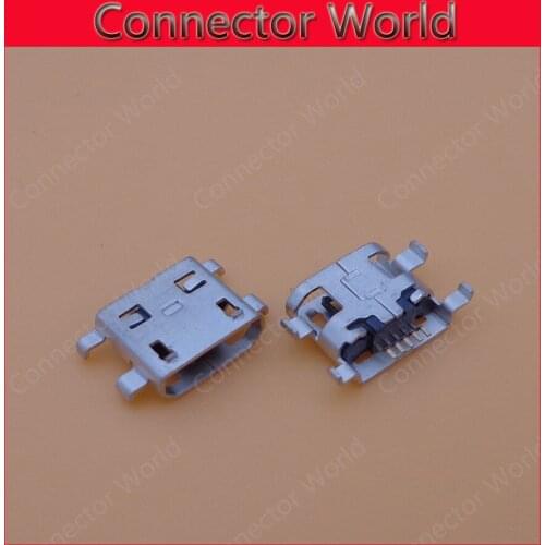 10pcs Micro mini USB jack socket connector dock plug 5pin For ZTE A6 A6 MAX charging port