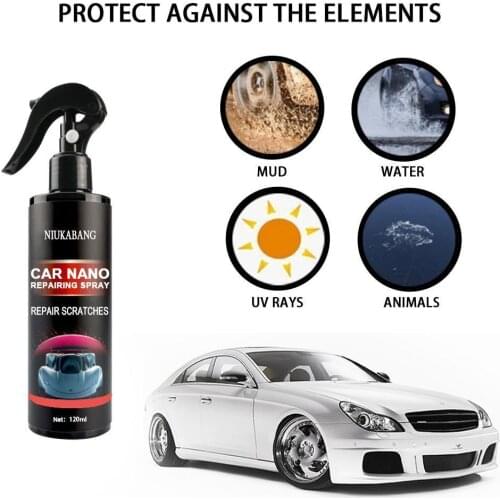 120ml Nano Car Scratch Removal Spray Repair Nano Spray Scratches Car Auto Scratch Repairing Polish Spray Car Paint Maintenance