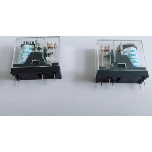 2pcs DC24V HHC69A JQX-14FC 1Z Electromagnetic relay 5PIN
