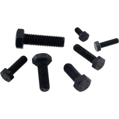 3PCS M6*8-80 10 20 25 30 35 40 45 50 60 70 Grade 8.8 Metric Thread DIN933 External Outside Hex Hexagon Head Cap Screw Bolt M6x8
