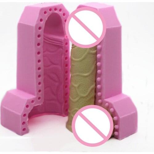 3D Beauty Penis Silicone Fondant Cake Decorating Tool Chocolate Mold Soap Candle Moulds Silicone Molds Cake Decoration Accessory