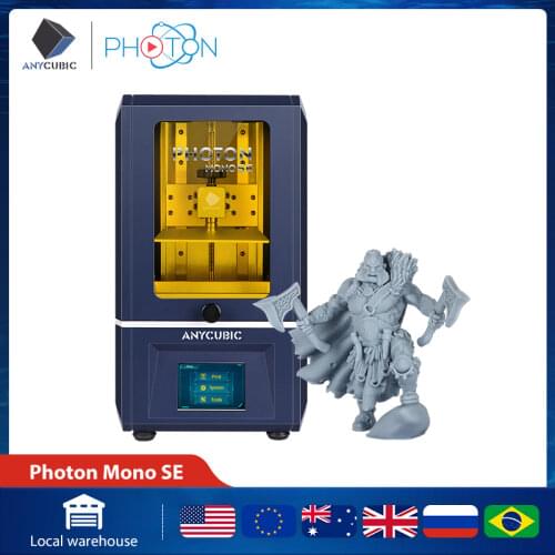 3d Printer Anycubic Photon Mono SE 6.08''2K Monochrome LCD High Speed Resin 3d Printer Support APP Remote Control impresora 3d