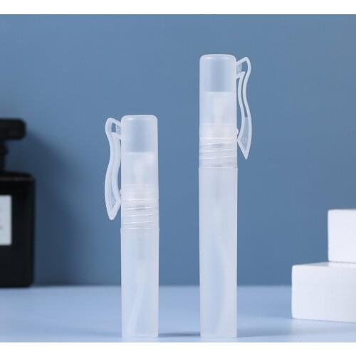 5/8/10ml Empty Plastic Perfume Bottle Atomizer Spray Tube Mini Travel Refillable Bottle Empty Perfume Pen Portable Spray Tube