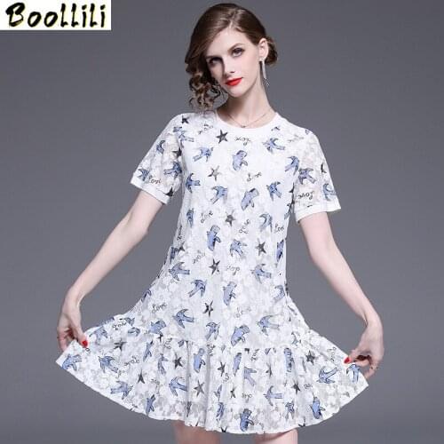 Boollili Summer Dress 2020 Vintage Elegant Mini Dress Women Clothes Ladies Dreses Sexy Animal Print Korean Women Dress Vestidos