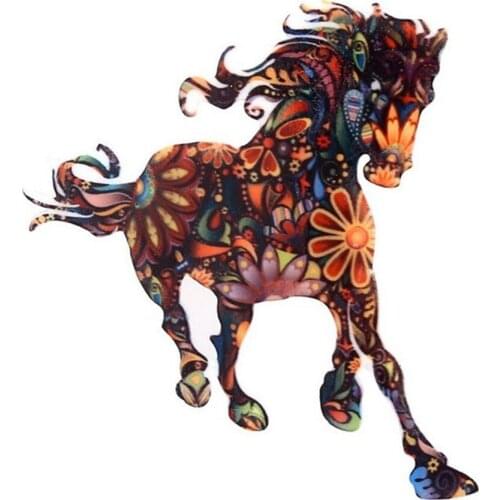 Animal Brooch Turtle Elephant Lion Pin Fashion Retro Acrylic Brooch For Female Ladies Girls Gift Party Jewelry