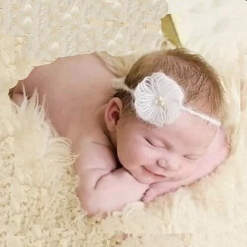 Little Baby Girl Boy Mohair Headband Photo Shoot Props Newborn Picture Photography Headwear Props Accessories bebe fotografia
