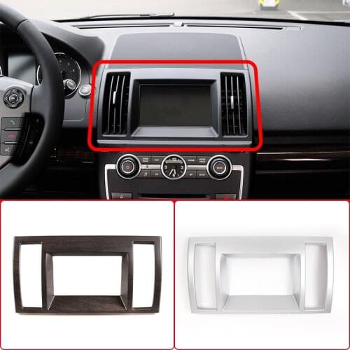 For Land Rover Freelander 2 2013-2015 Car Interior Center Console Dashboard Panel Navigation Screen Frame Cover Trim Accessories