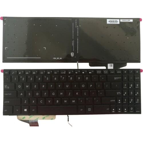 New for ASUS N580 N580V N580VD N580VN N580GD Keyboard US backlit